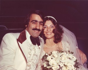 Mom and Dad on their wedding day